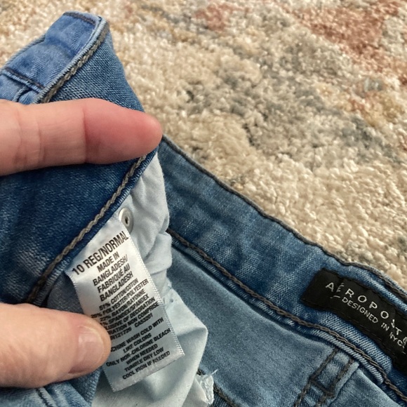 Aeropostale Women's Dark and Light Blue Jeans/jeggings size 10 - Picture 2 of 6